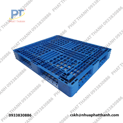 Pallet nhựa PL09LK màu xanh
