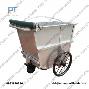 Xe gom rác 500 lít Inox giá rẻ, Chất lượng hàng đầu Việt Nam
