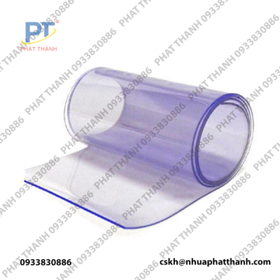 Màng nhựa PVC trong dạng cuộn 0.12mmx1.6mx150m