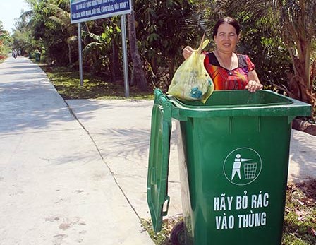 Khả năng chống mưa chống nắng của thùng rác nhựa