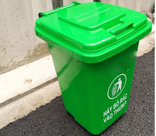 Thùng rác nhựa công nghiệp 240 lít chống tia UV khi để ngoài trời