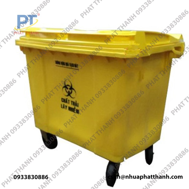 Thùng rác y tế 660L