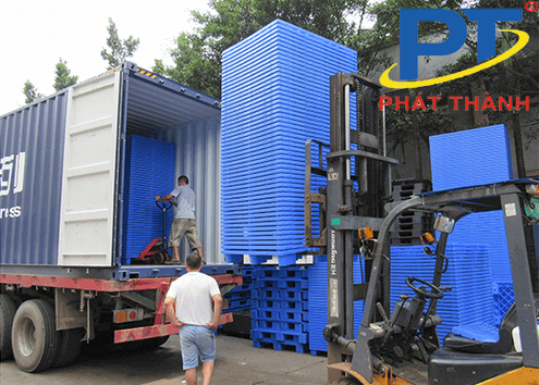 Pallet công nghiệp làm từ PP và HDPE