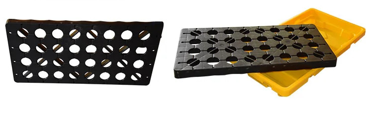Ảnh 5: Thiết kế lưới đặc biệt Pallet nhựa chống tràn dầu