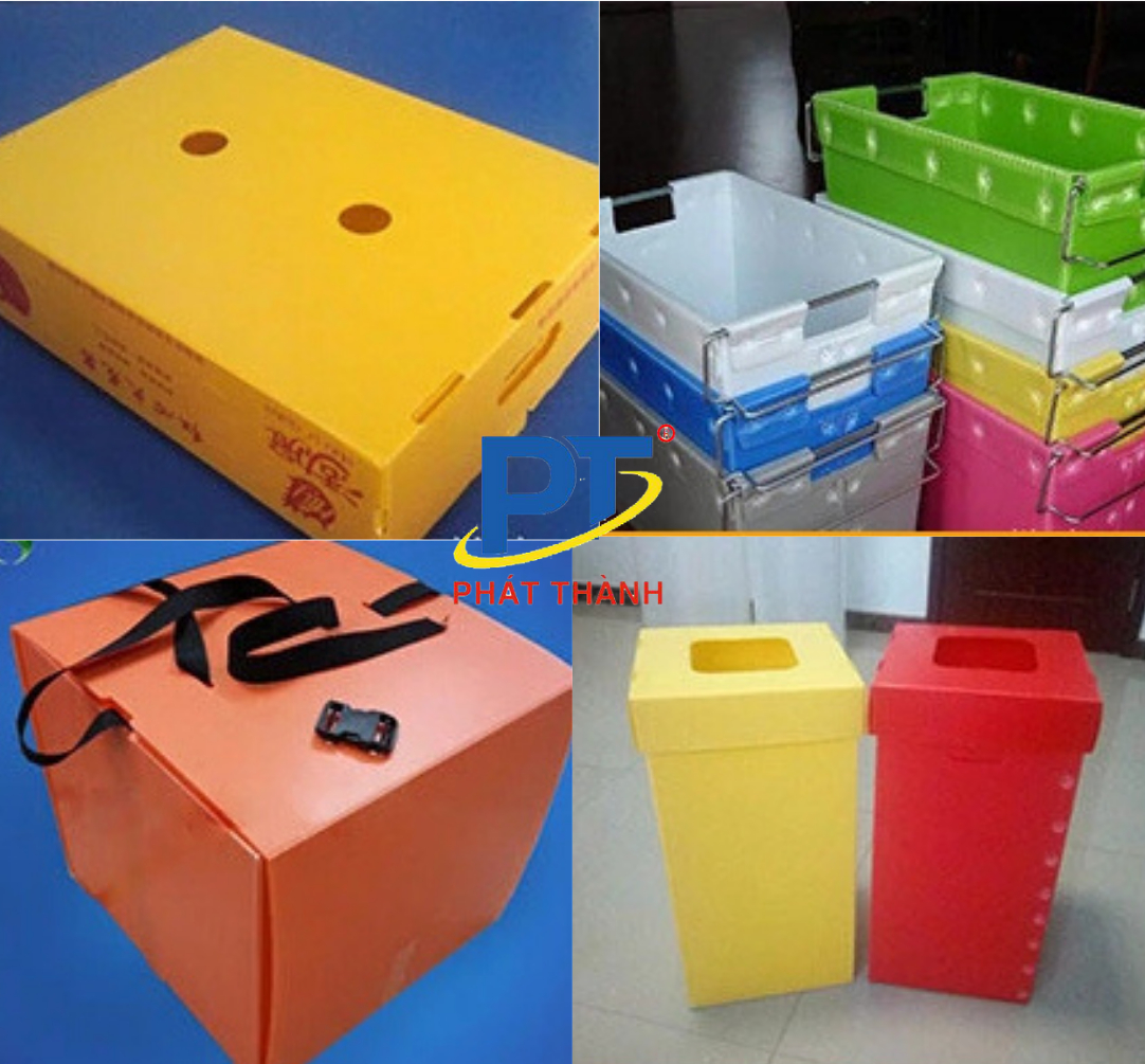 Ứng dụng thùng tấm nhựa PP danpla