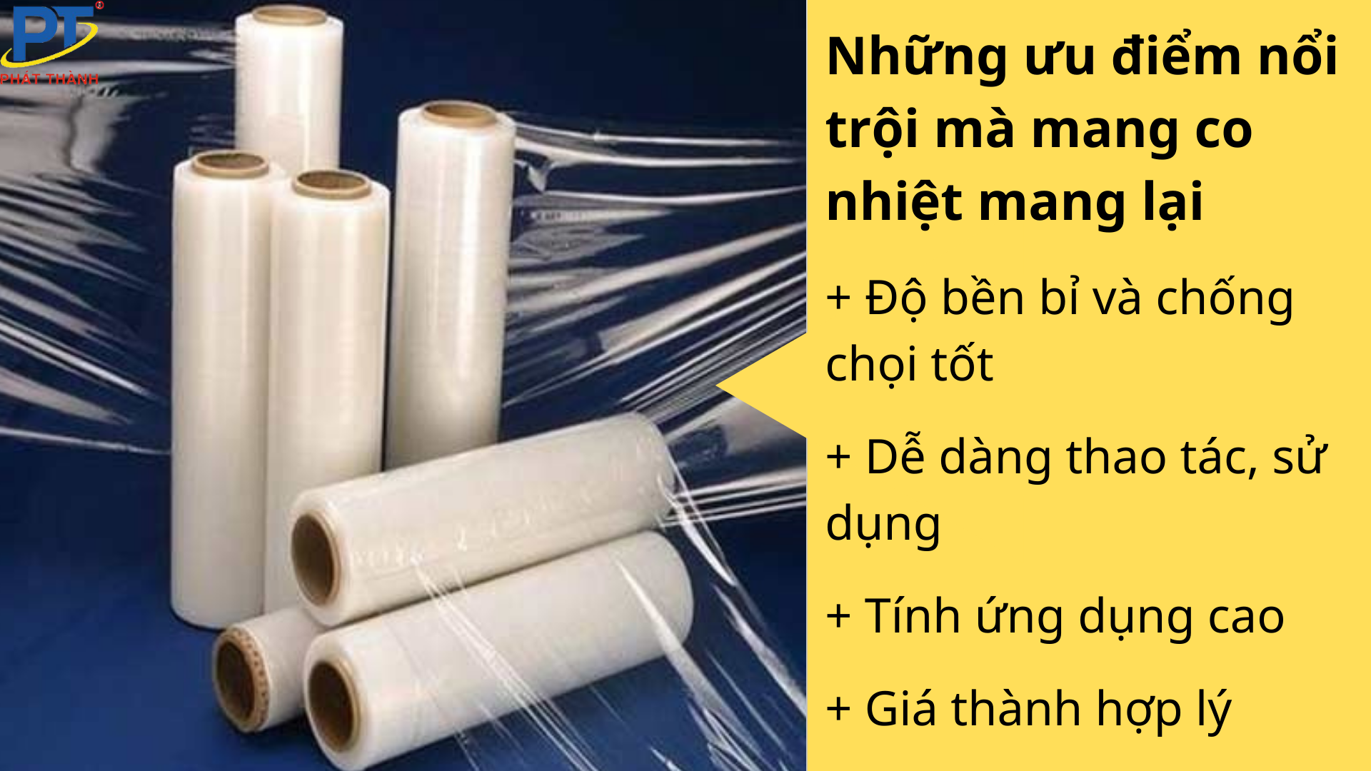 Ưu điểm vượt trội mà màng co nhiệt mang lại