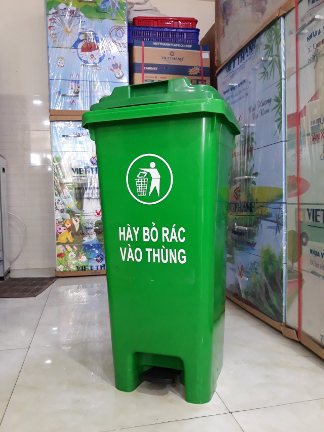 Thùng rác đạp chân 100L