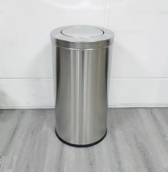 Thùng rác inox nắp lật