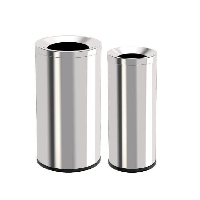 Mẫu thùng rác inox tròn