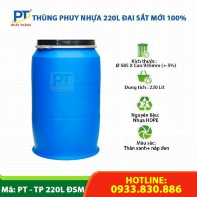 Ưu điểm của thùng phuy nhựa hiện nay