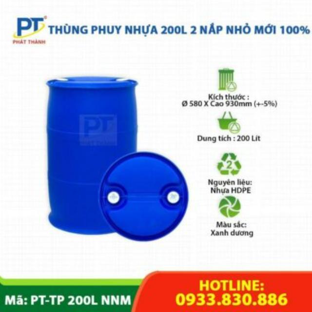 Một số loại thùng phi nhựa hiện có tại Nhựa Phát Thành chúng tôi