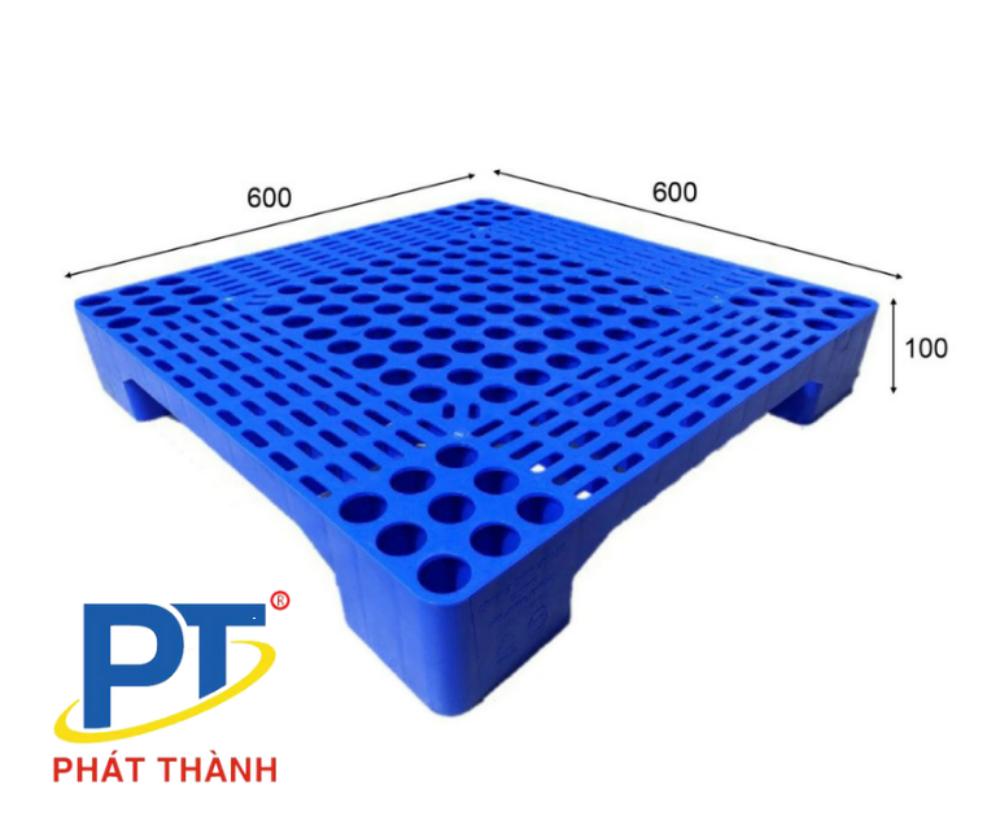 Pallet nhựa 600mmx600mmx100mm