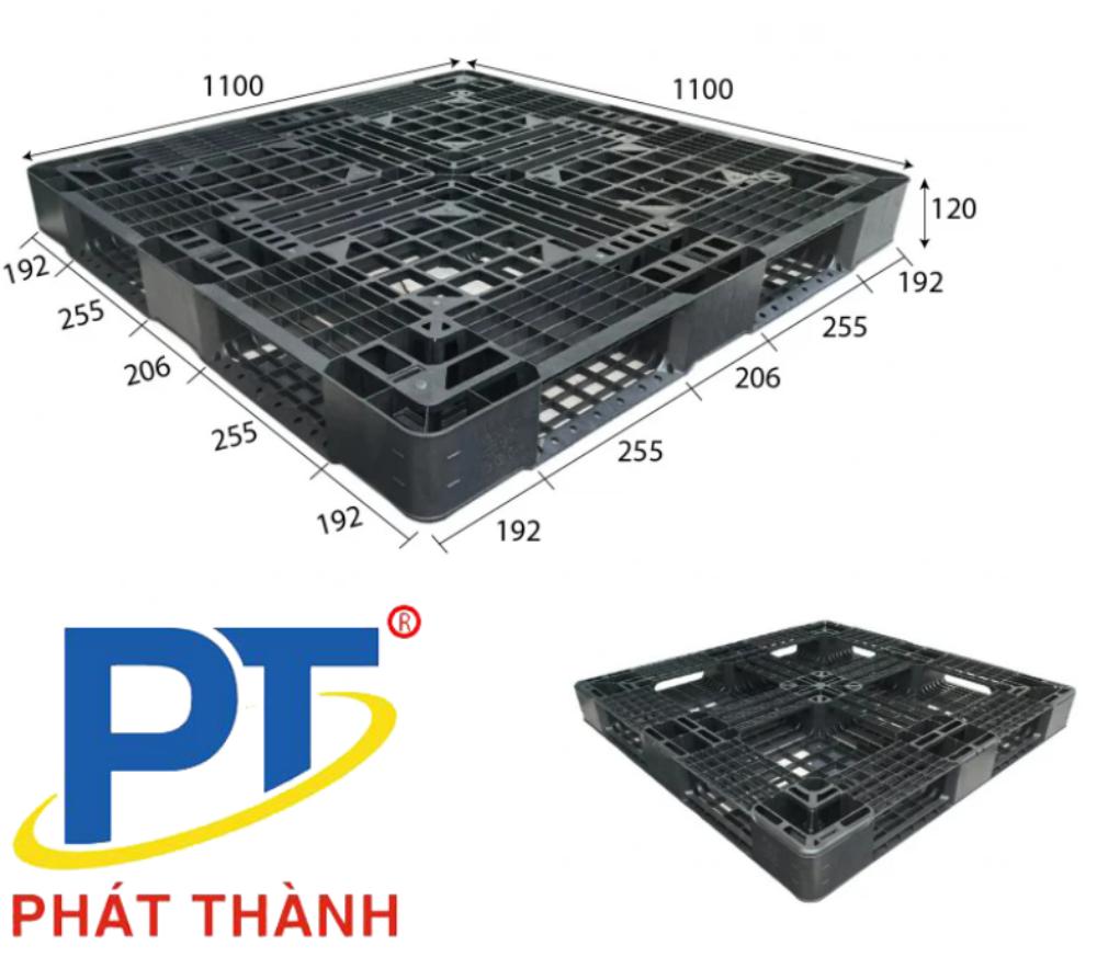 Pallet nhựa đóng hàng xuất khẩu mới 1100x1100x120mm