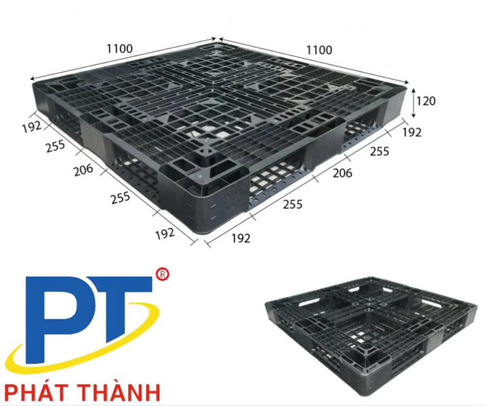 Pallet nhựa lót sàn 1100mmx110mmx120mm