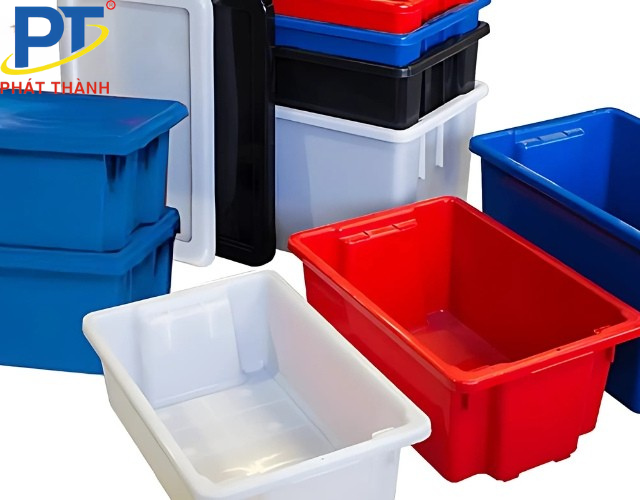 Thùng nhựa có nắp dành cho doanh nghiệp