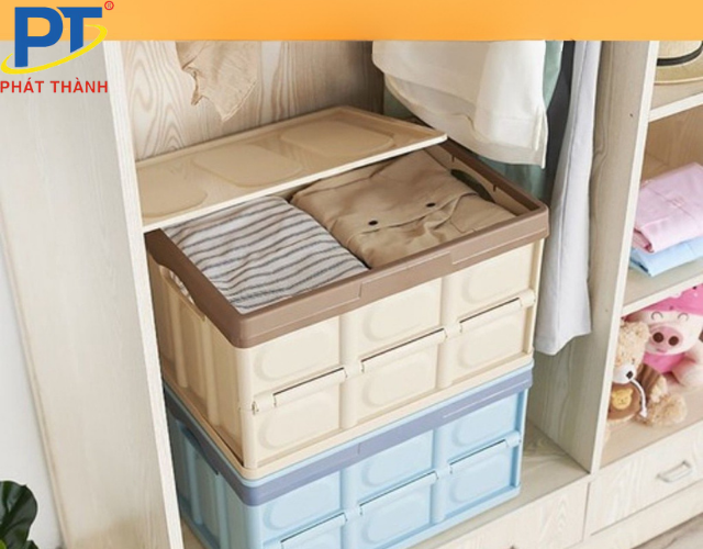 Thùng nhựa có nắp dành cho hộ gia đình