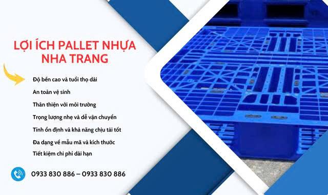 Lợi ích khi sử dụng pallet nhựa nha trang