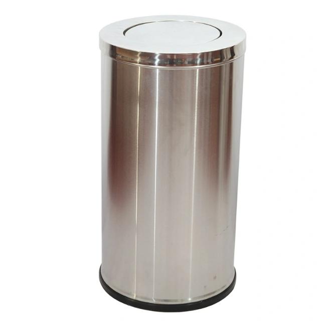 Thùng rác inox nắp lật
