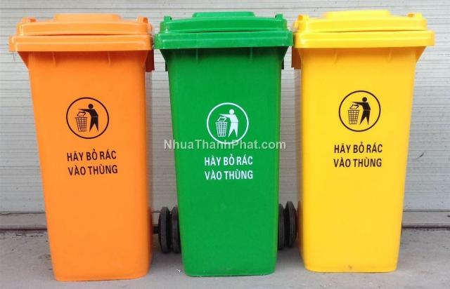 Thùng rác nhựa 120 lít