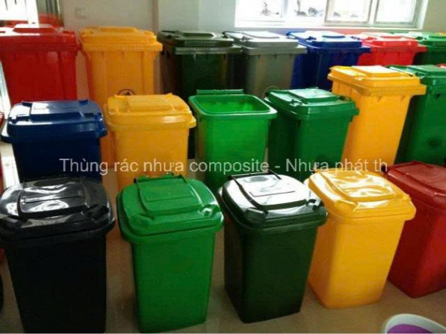 Thùng rác nhựa composite