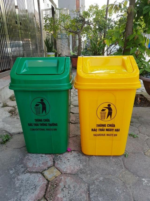 Thùng rác nhựa 60 lit