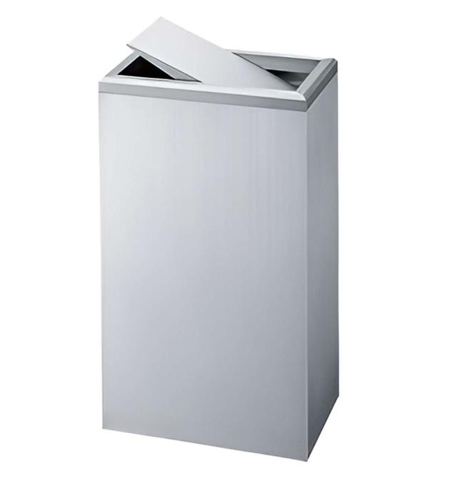 Ưu điểm thùng rác inox vuông nắp lật