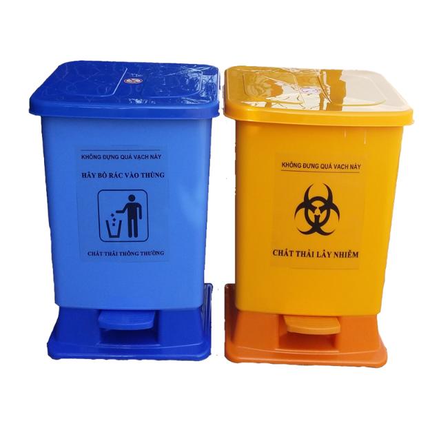 Thùng rác y tế 5 lít đạp chân chuẩn Bộ Y tế, bền an toàn