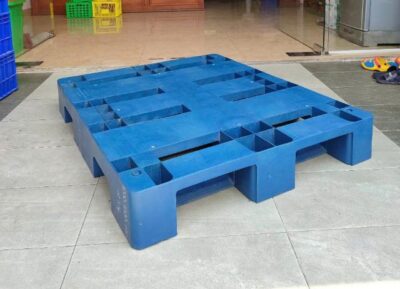 Pallet nhựa mặt đá xanh dương 1200x1000x170mm